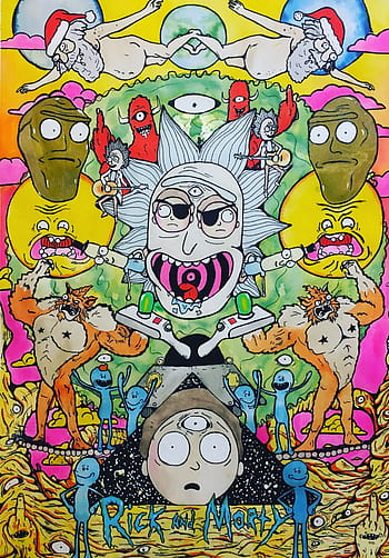 Trippy rick and morty HD wallpapers | Pxfuel