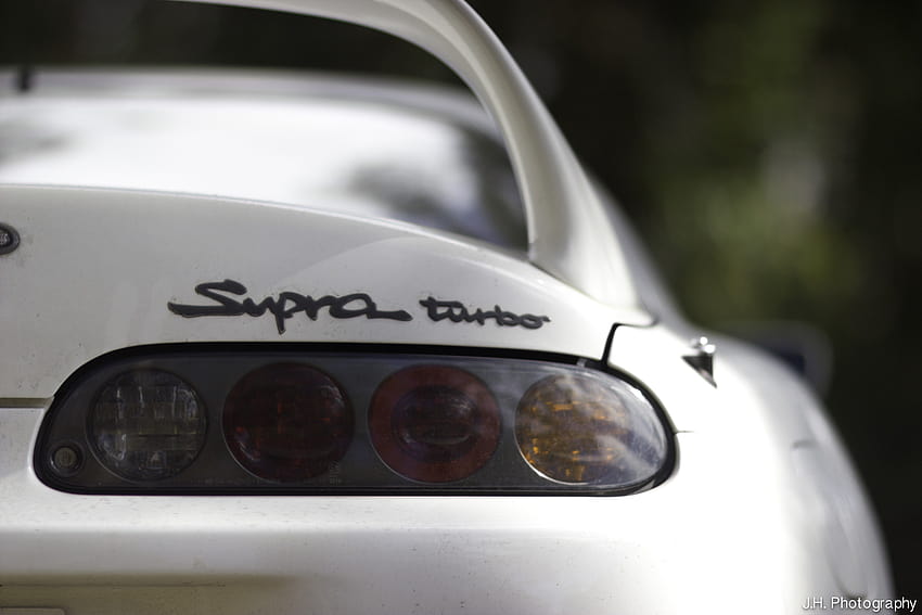coche, Toyota, Supra, Toyota Supra, Luces traseras negras, toyota supra tuning práctico fondo de pantalla