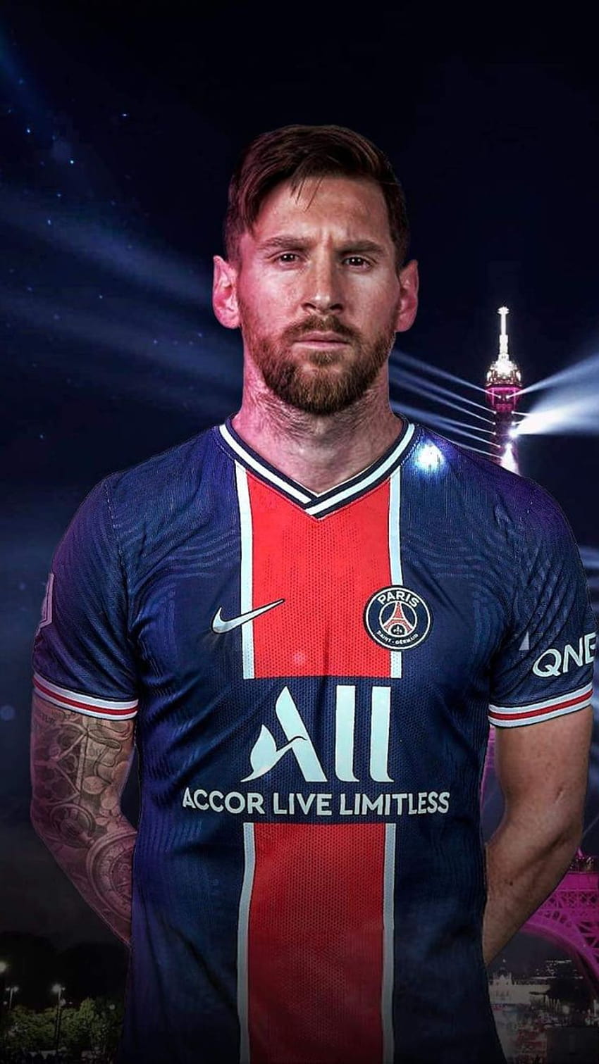 Messi PSG ios Android, Messi Paryż 2022 Tapeta na telefon HD