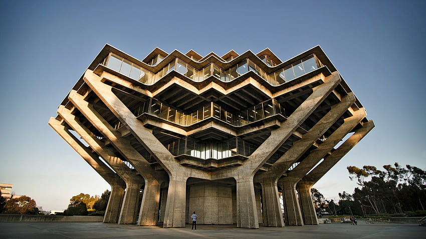 9 brutalistycznych cudów świata architektury, budynki miejskie architektura nowoczesny most Tapeta HD