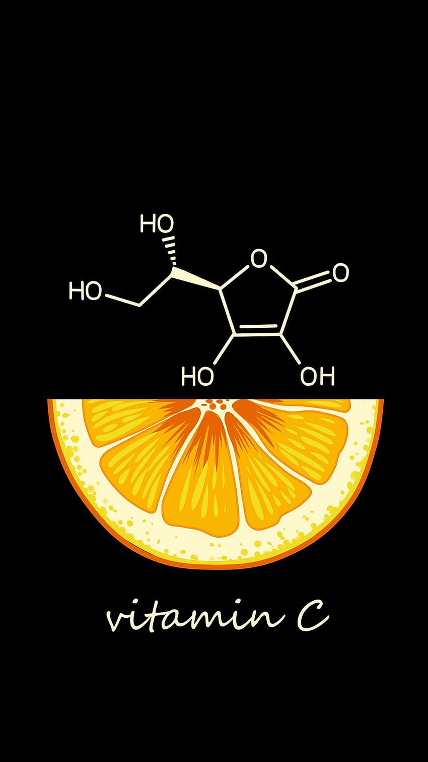 Ideas de vitamina C fondo de pantalla del teléfono
