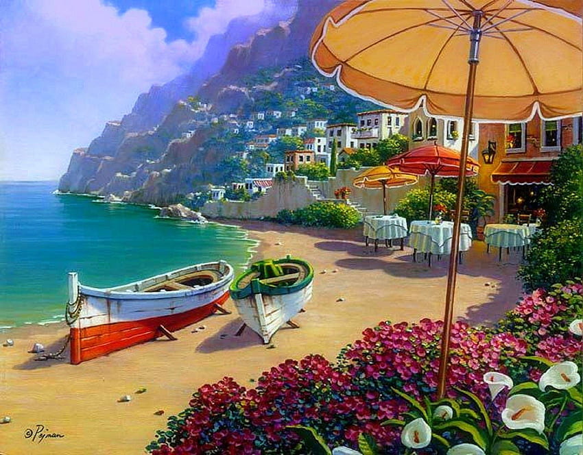 Strände: Italien Touristen Buchten Atemberaubende Attraktionen und Träume, atemberaubendes Resort HD-Hintergrundbild