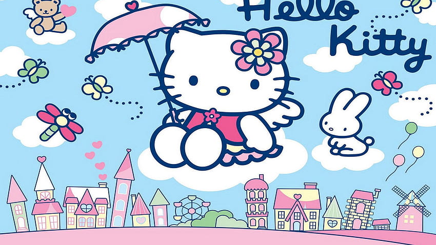 Hello Kitty New Tab Theme PlayTime [1920x1200] за вашето време за игра, мобилно устройство и таблет HD тапет