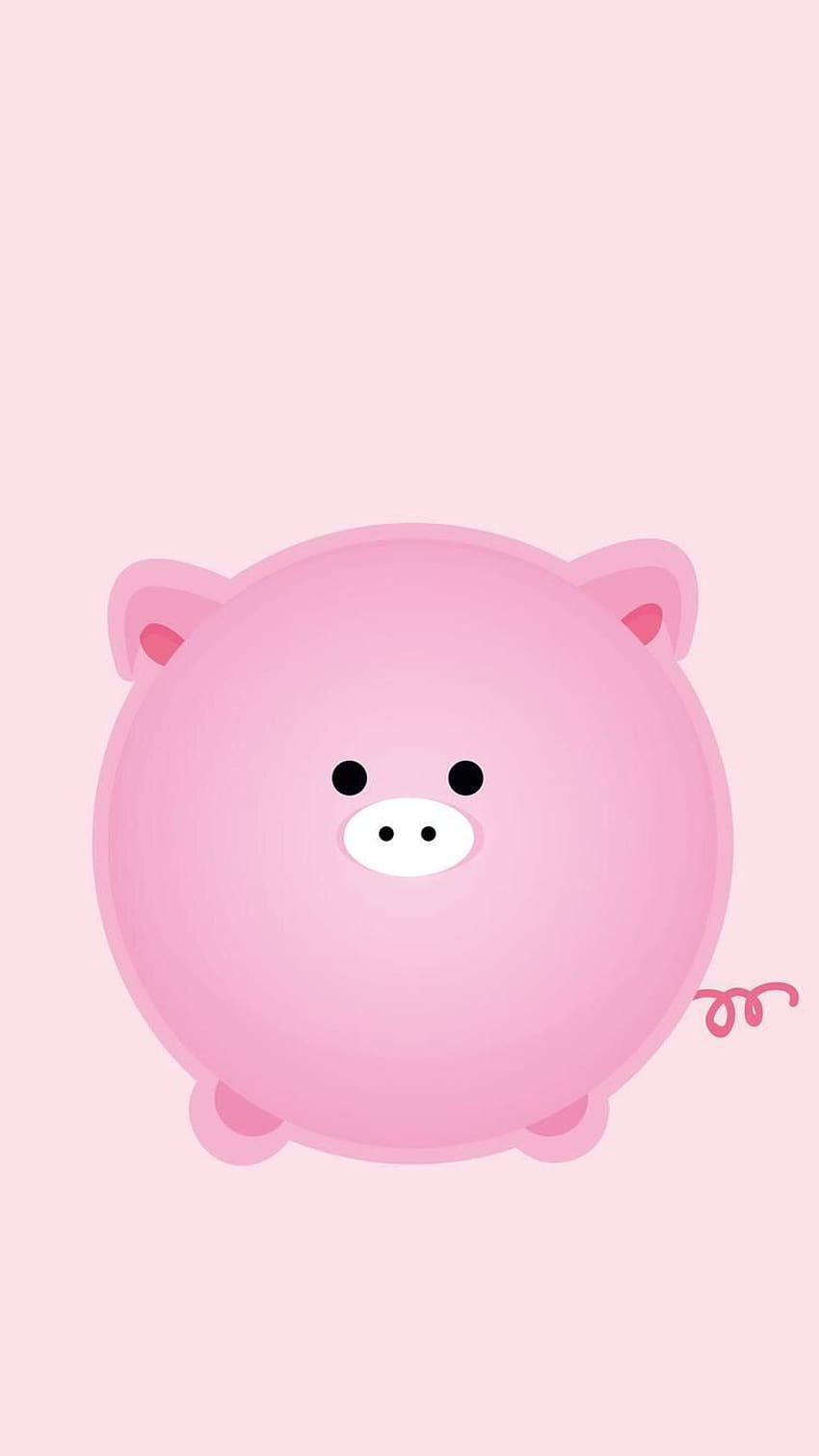Pink Piggy posted by Ryan Simpson HD phone wallpaper