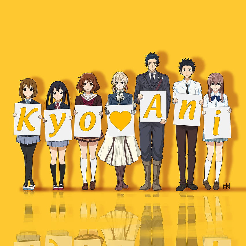 Gracias, Kyoto Animation: VioletEvergarden, kyoto animations anime fondo de pantalla del teléfono