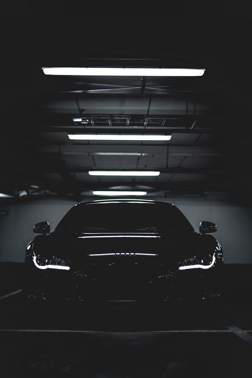 Parked black car – Car, audi r8 black HD phone wallpaper | Pxfuel