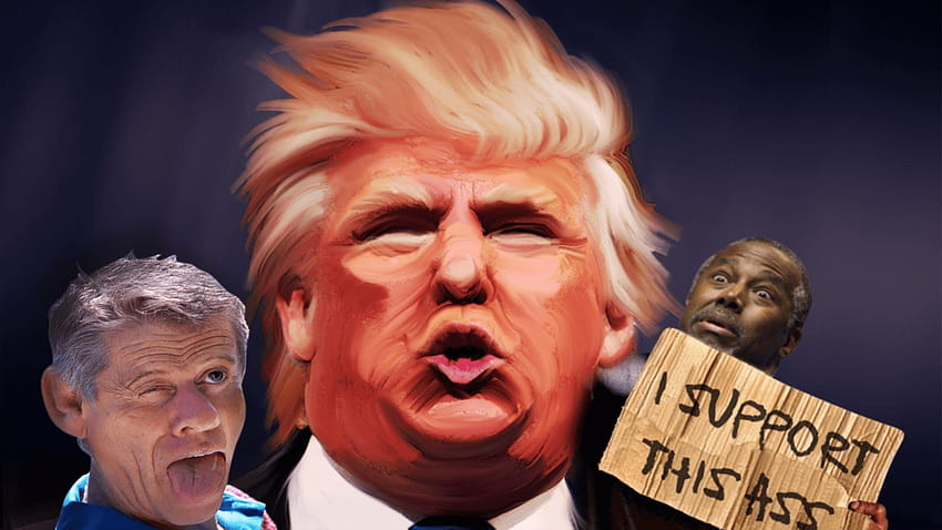 10 New Donald Trump Funny FULL За компютър, забавен Тръмп HD тапет