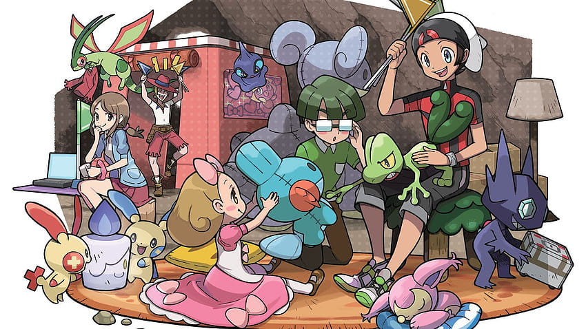 Os jogadores de Pokémon Omega Ruby e Alpha Sapphire obtêm suas próprias Bases Secretas papel de parede HD