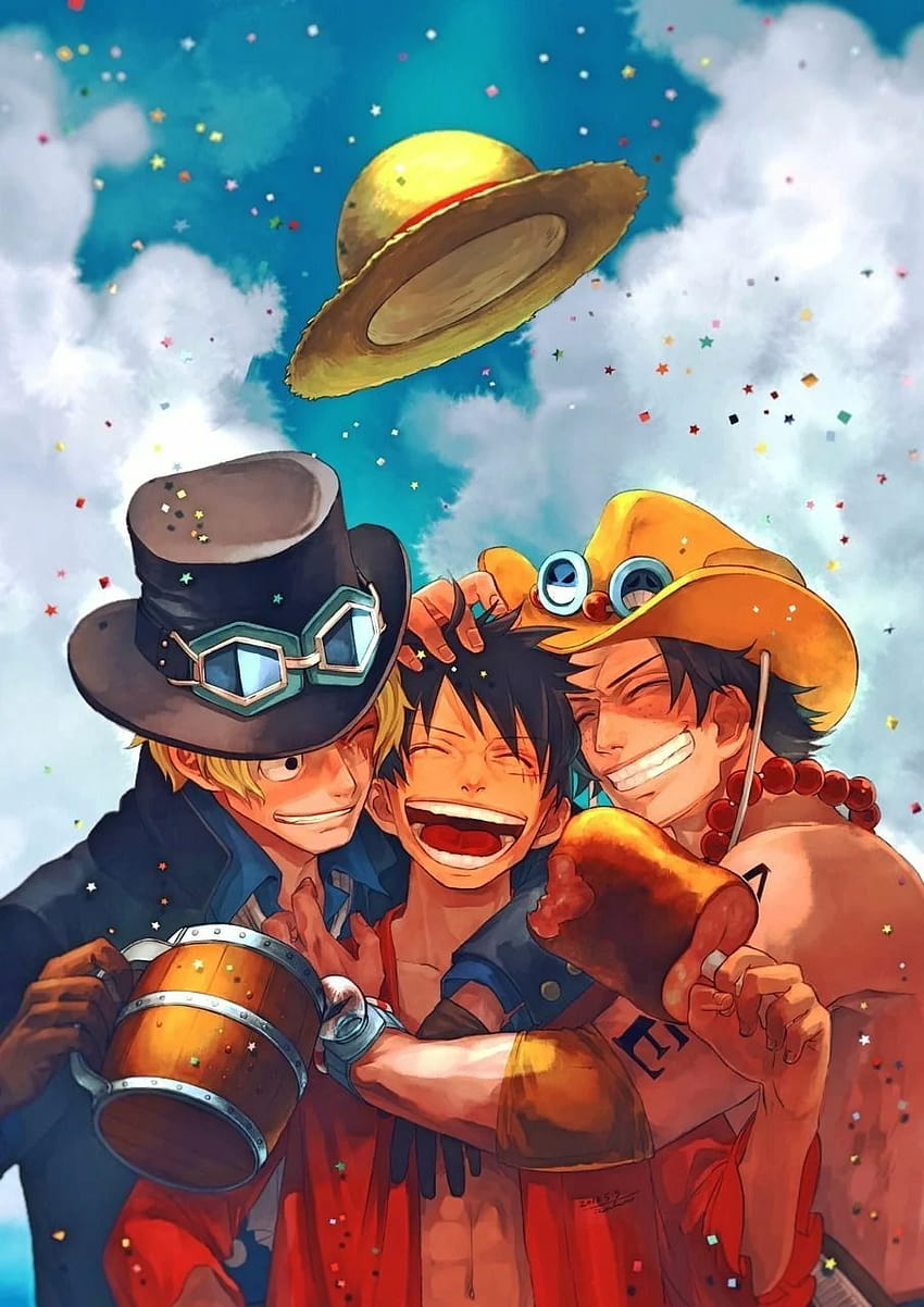 Hãy cùng chiêm ngưỡng bức tranh về Luffy, Ace, Sabo và tham gia vào cuộc phiêu lưu tuyệt vời của ba chàng trai. Họ sẽ giúp bạn cảm thấy hạnh phúc và lạc quan hơn với những tình huống hấp dẫn và lối sống chủ động của mình.