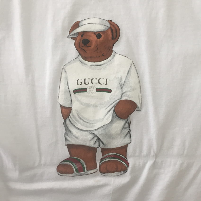 Brand new Mike the Bear 'Life's Gucci' T, gucci bear HD phone wallpaper