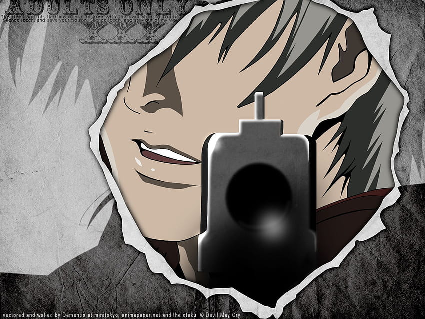 Devil May Cry: Nur für Erwachsene, Anime-Dante HD-Hintergrundbild