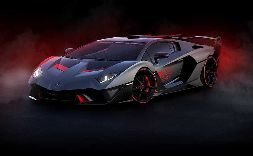 Auto, veicolo, Super Car, supercar, Lamborghini, Lamborghini SC18 • For You For & Mobile, fantastiche auto al neon Sfondo HD