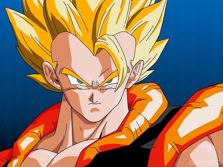 Imagem dos desenhos animados HD de Dragon Ball Z, Super Saiyan