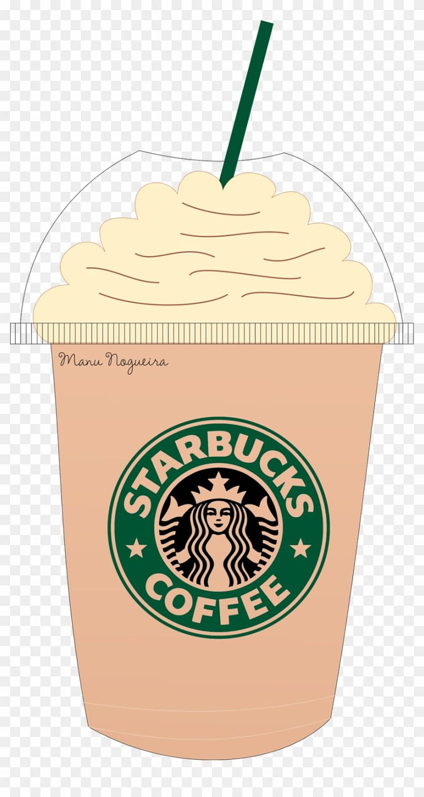 Download Coffee Frappuccino Starbucks Drawing Free HD Image HQ PNG Image   FreePNGImg