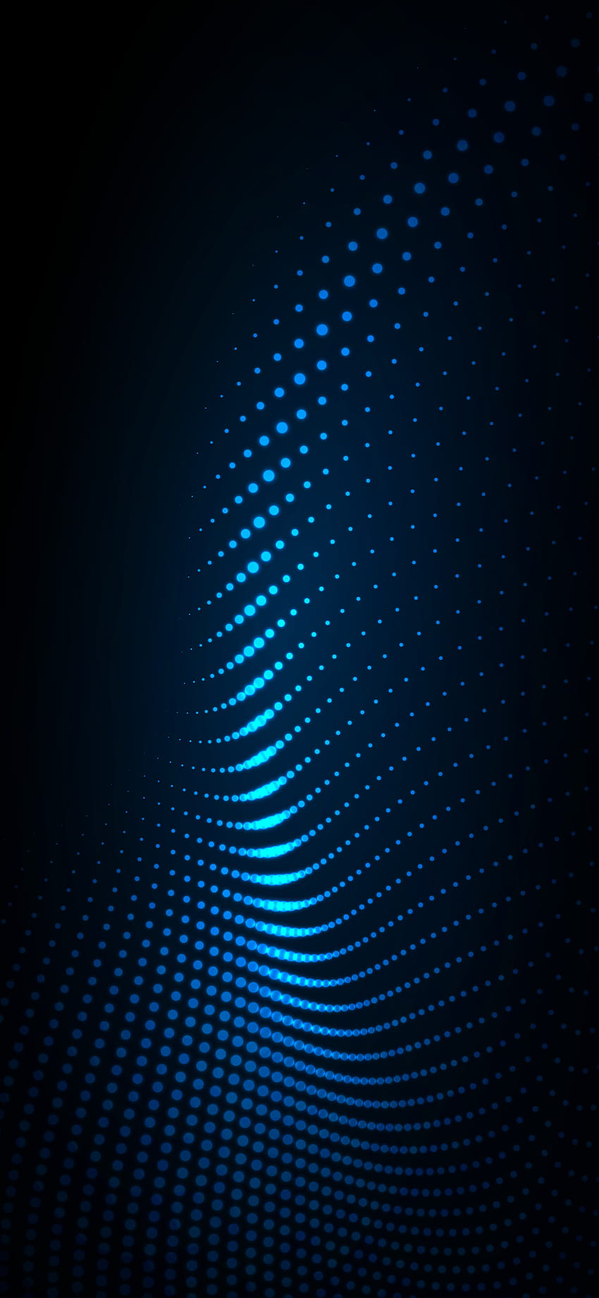 Blaues OLED-Telefon HD-Handy-Hintergrundbild
