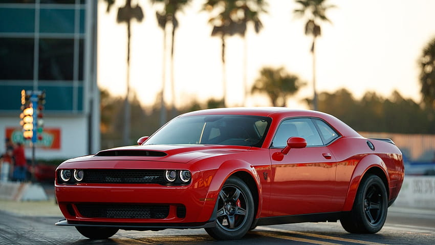 2018 Dodge Challenger SRT Demon is the most powerful muscle car ever HD wallpaper