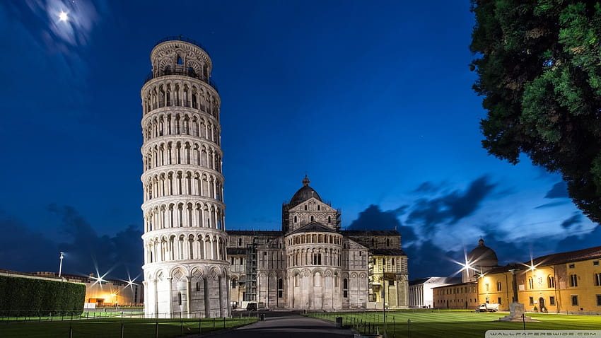 Leaning Tower of Pisa, Italy ❤ for Ultra HD wallpaper