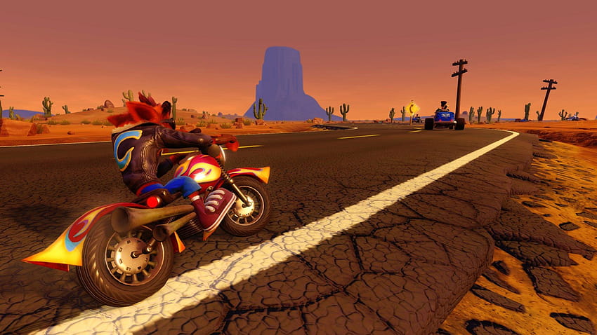 Crash Bandicoot N. Sane Üçlemesi, motosiklet kazaları HD duvar kağıdı