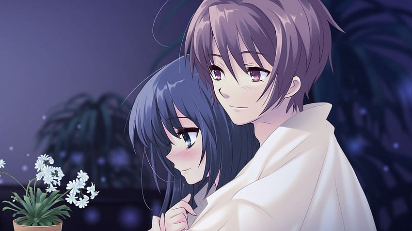 Aesthetic Anime Couple, matching pfp anime HD wallpaper