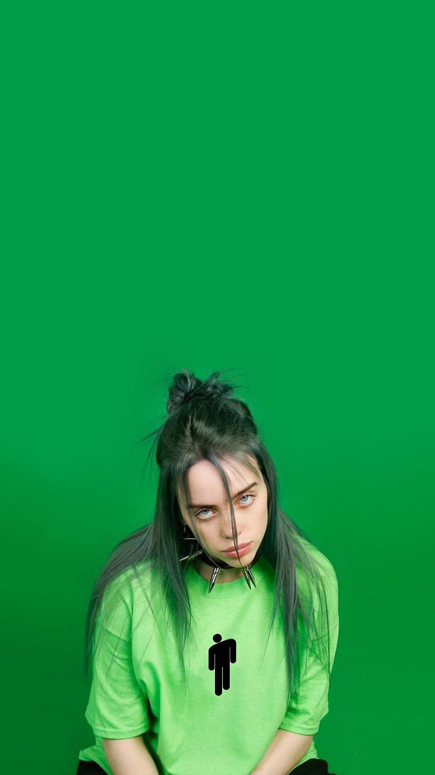 T A L I A on Billie eilish in 2019, billie eilish green HD phone wallpaper