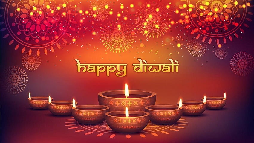 Szczęśliwe Diwali / Deepavali Pozdrowienia i przesłania na Festiwal Światła 2020, Choti Diwali Tapeta HD