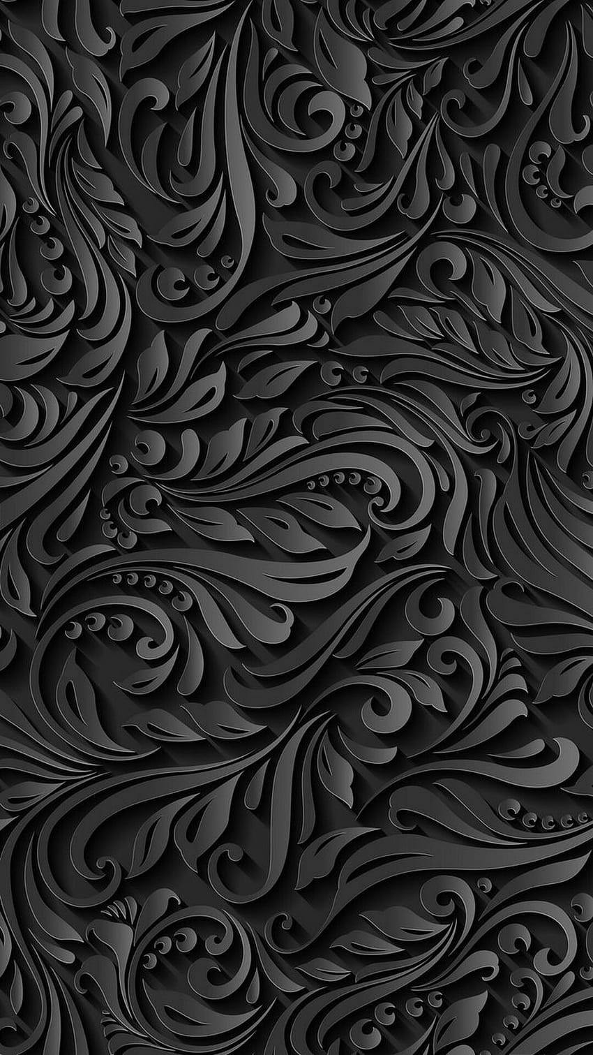 Patrón negro iPhone, patrón 2021 fondo de pantalla del teléfono