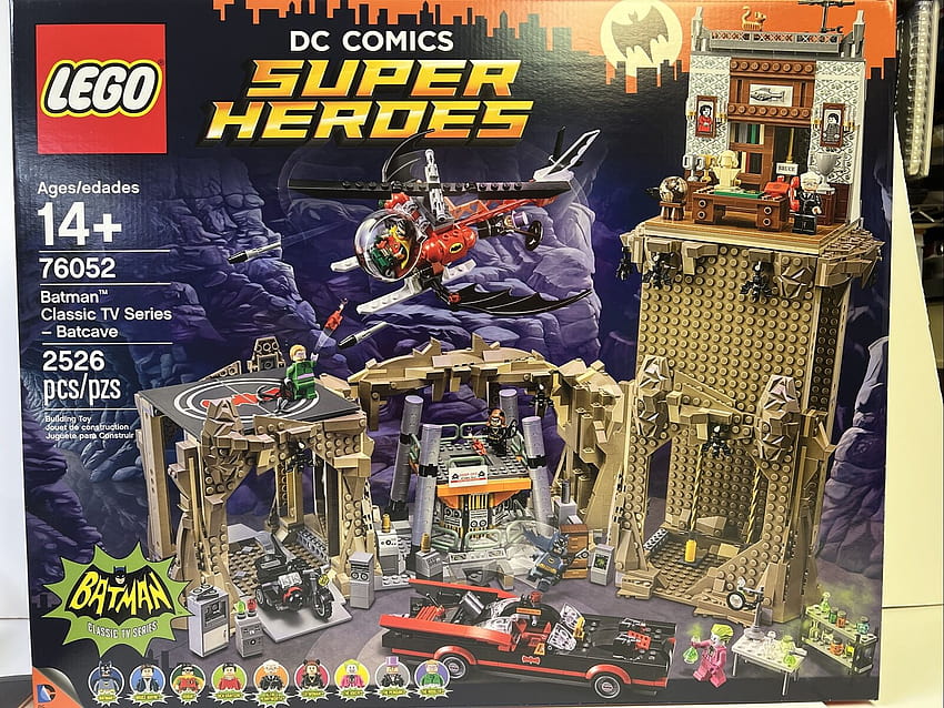Lego Super Heroes Batman Classic TV Series Batcaverna 76052 para venda online papel de parede HD