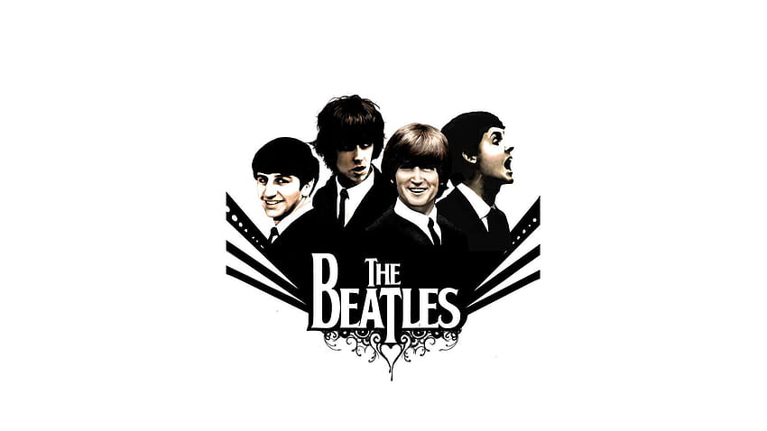 Logotipo dos Beatles em alta resolução, o logotipo dos Beatles papel de parede HD
