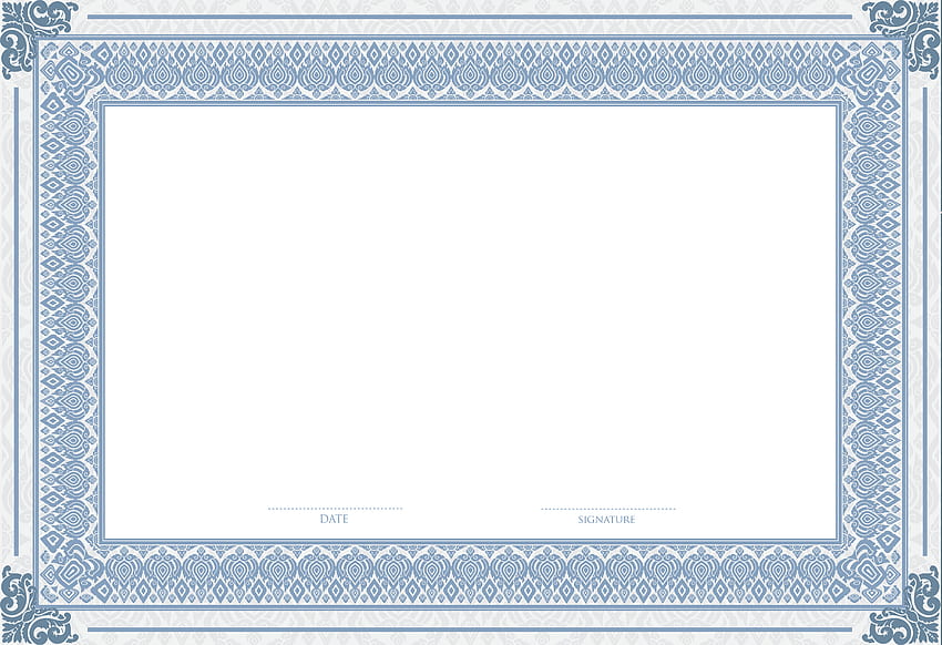Modèle de certificat vide PNG Clip Art Fond d'écran HD