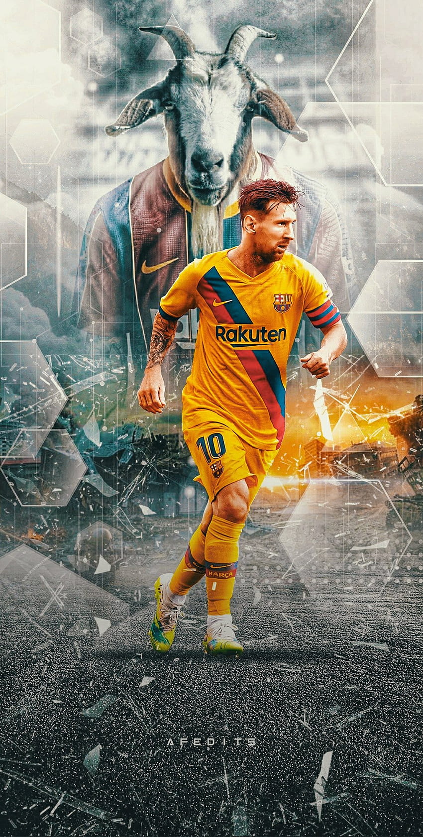 Messi Ziege, Messi die Ziege HD-Handy-Hintergrundbild