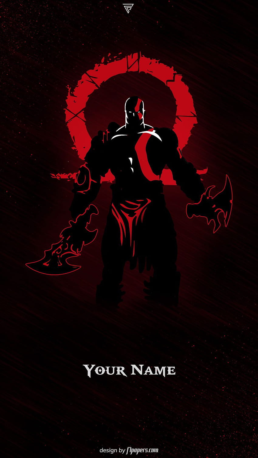 ゴッド・オブ・ウォー、kratos ゲームのロゴ HD電話の壁紙