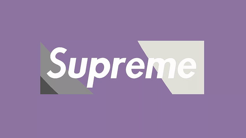 Supreme purple on sale box logo wallpaper