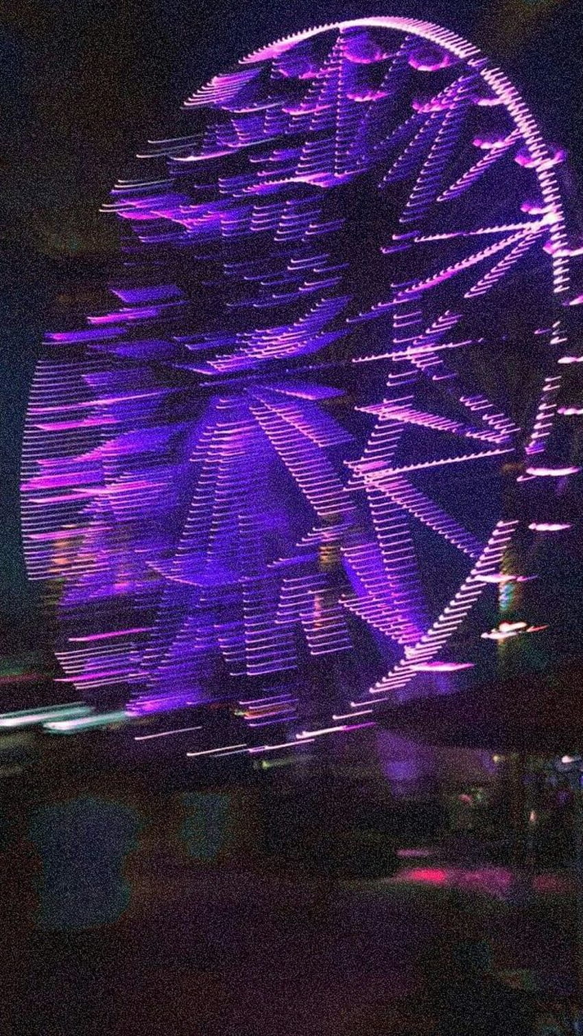 night blurry aesthetic HD phone wallpaper