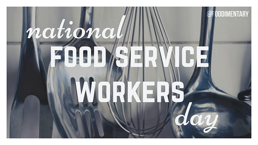 September 25th is National Food Service Workers Day, national food day HD wallpaper