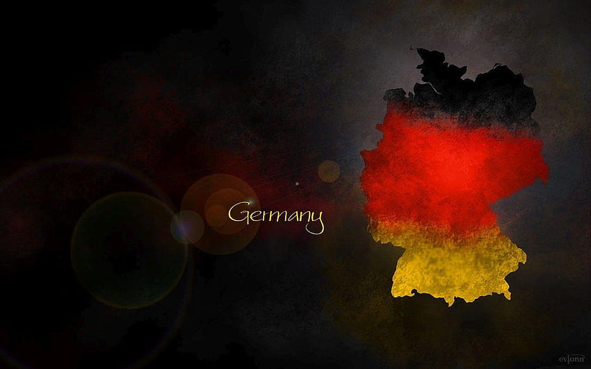 Флаг на Германия и фонове, deutschland HD тапет