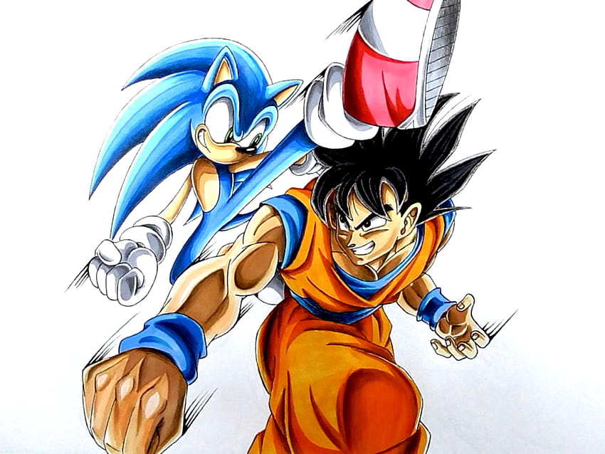  Goku contra fondos de pantalla HD sónicos