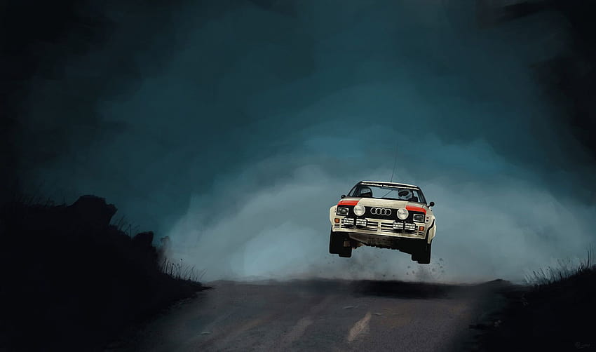 Audi Quattro Rally แรลลี่กลุ่ม B วอลล์เปเปอร์ HD