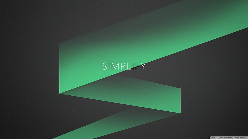 SIMPLIFY ❤ for Ultra TV HD wallpaper