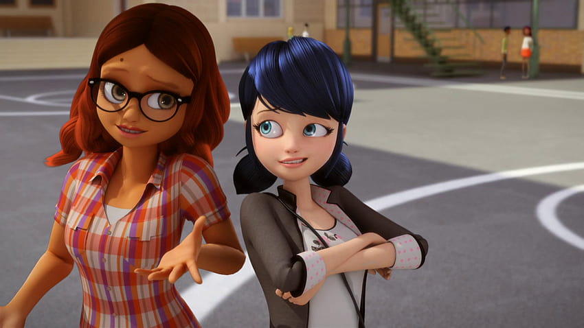 Marinette and Alya HD wallpaper