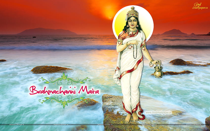 Goddess Brahmacharini HD wallpaper