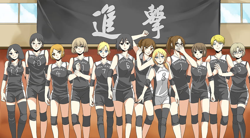 Download Haikyuu Anime Volleyball Team Wallpaper | Wallpapers.com