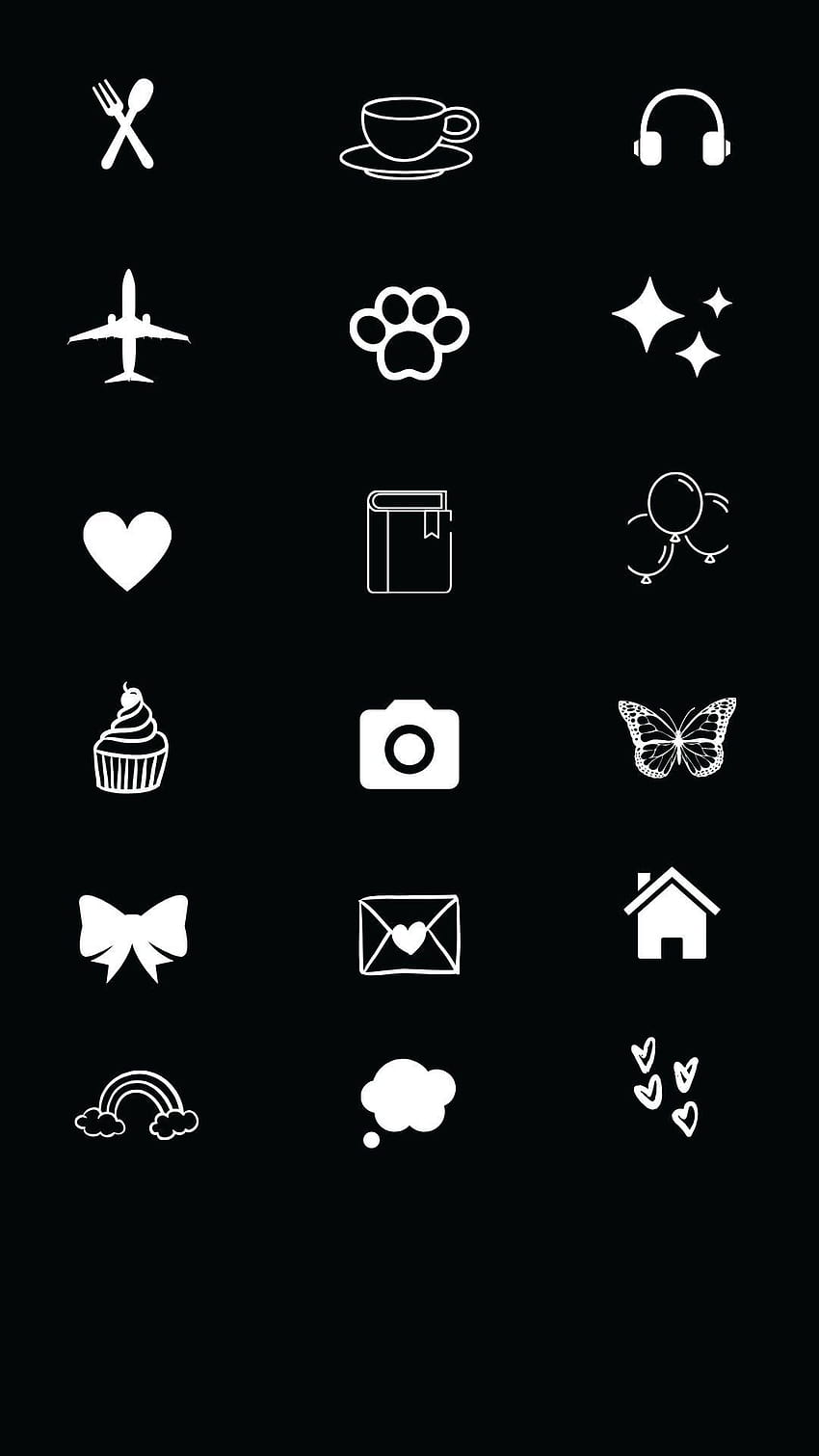 Capa de destaques da história do instagram, instagram preto Papel de parede de celular HD