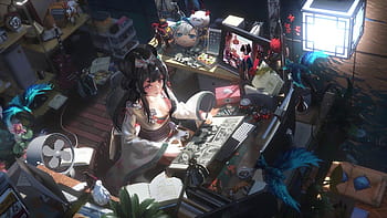 Gamer's Anime Girl, by Angry Computer Studio : r/ImaginarySliceOfLife