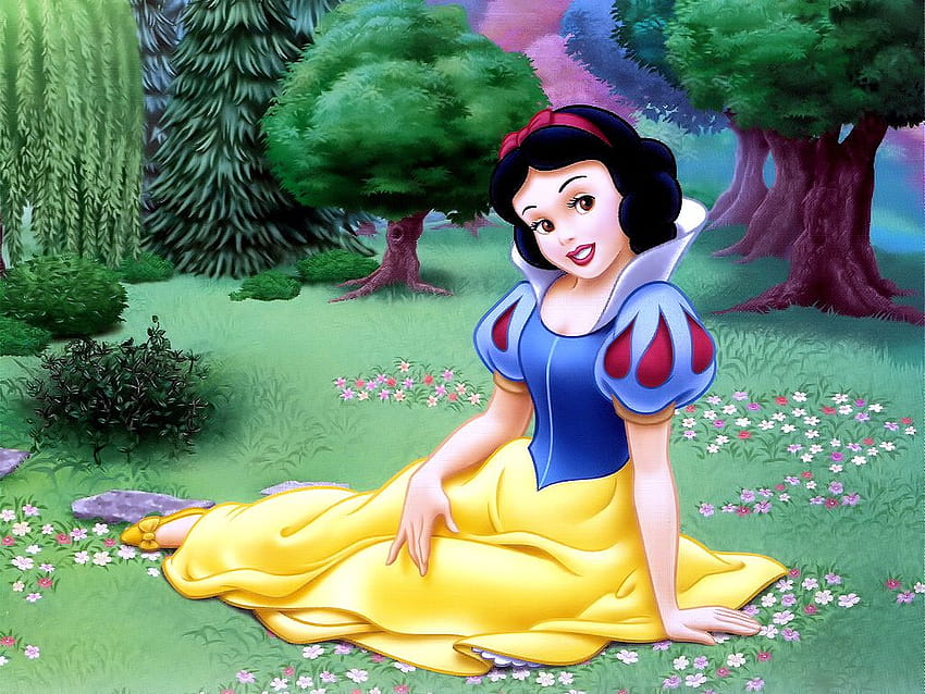 Królewna Śnieżka Disney Cartoon, księżniczka Królewna Śnieżka Tapeta HD