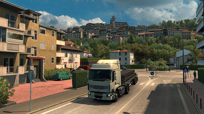 Euro Truck Simulator 2, ewolucja kierowcy ciężarówki euro Tapeta HD