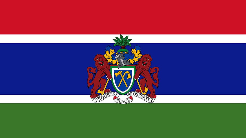 Wappen Gambia 1920x1080 / Hintergrundbild, gambia flag HD wallpaper