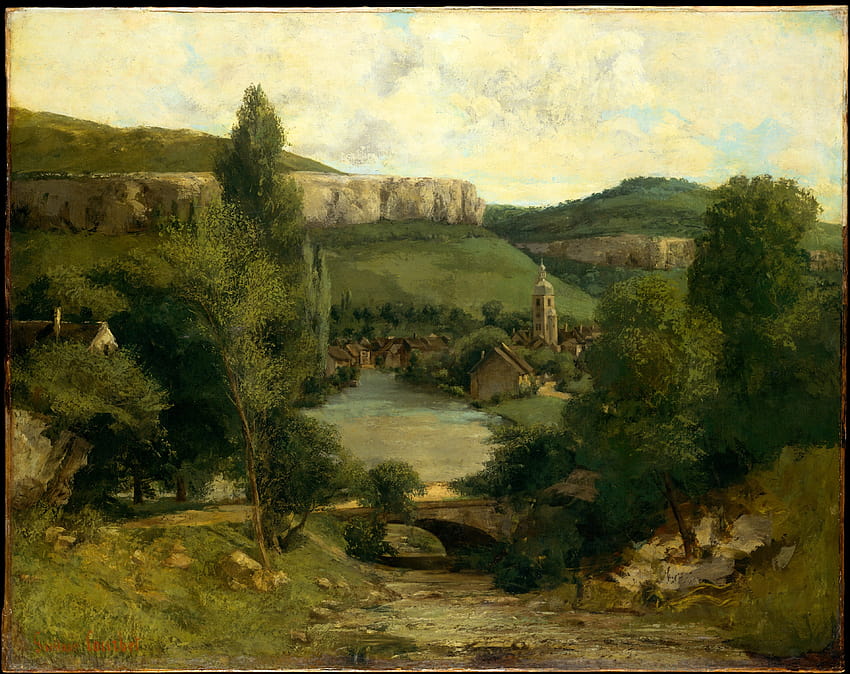 : Gustave Courbet, arte clássica, pintura a óleo 3811x3024 papel de parede HD