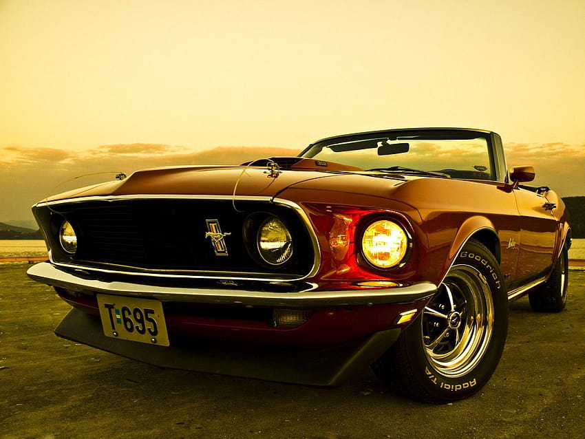  Ford Mustang clásico, viejo mustang fondo de pantalla