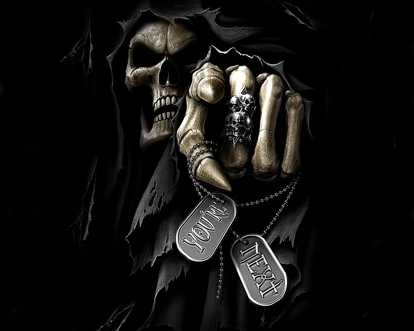 Skull Group, esqueleto triste fondo de pantalla