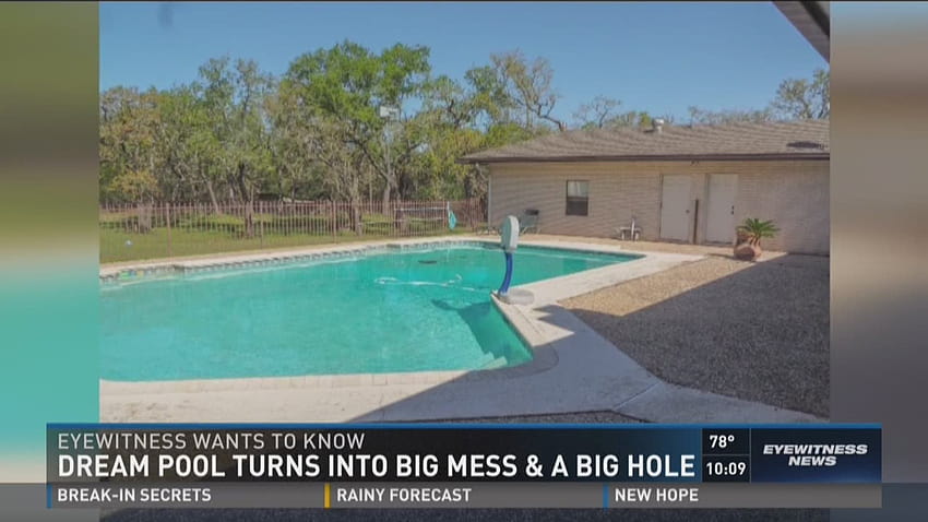 Eyewitness Wants To Know: Dream pool turns into big mess, big hole, jeremiah perkins HD wallpaper